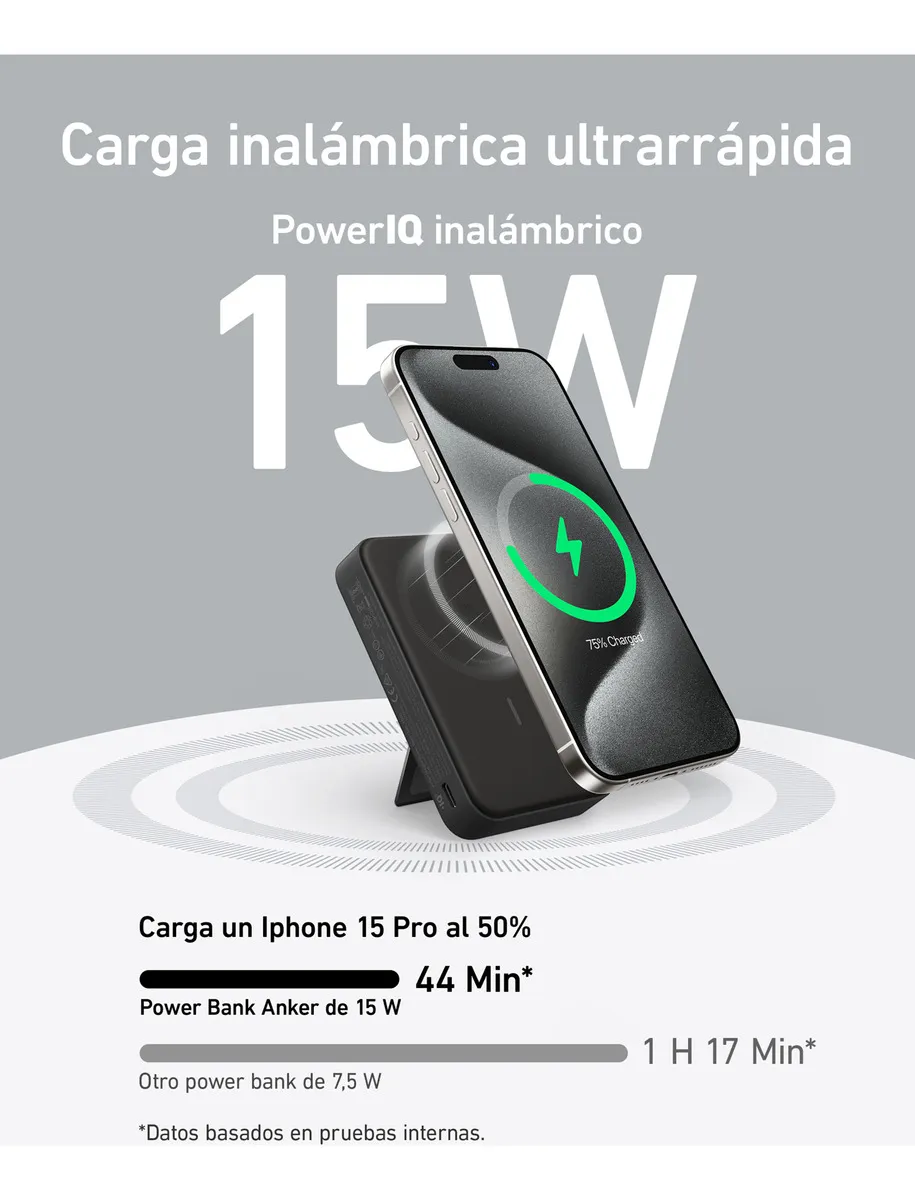 Anker MagGo Qi2 10000mAh 15W Inalámbrico